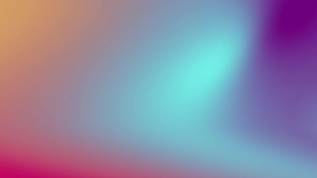 Abstract Color Gradient Blending Orange Blue Purple and Pink Soft Animation Background Design