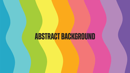 Rainbow Wavy Stripe Pattern – Vibrant Vertical Abstract Design for Decor & Prints