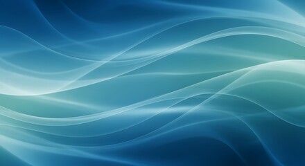 Naklejka premium Abstract Blue Water Flowing.