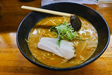 北海道の味噌ラーメン