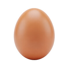 Egg Isolated on Transparent Background Breakfast Cooking Food Ingredient Protein Source Shell Whole Farm Fresh Natural Healthy Diet Single Macro Closeup