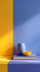 minimalist home decor, minimalist background with vase and bowl, minimalist aesthetic for lifestyle design and modern graphic resources