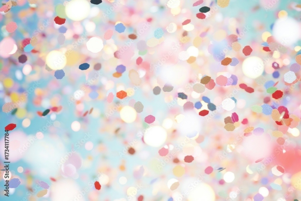 Wall mural confetti pattern bokeh effect background backgrounds abstract glitter.