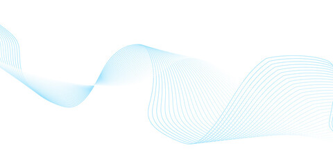 Abstract blue wave vector design illustration with flowing lines, texture, and light motion for a digital technology business concept backdrop