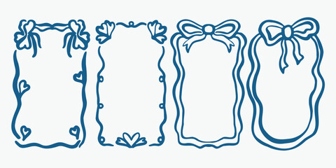 Collection of Ribbon Frame Border