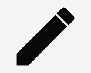 Pencil Edit Icon Pen Editor Sign Document Symbol Signature Writing Instrument Stationary Shape Office School Draw Drawing Editing Modify