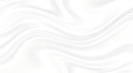 Abstract white fabric texture with gentle waves and subtle shadows