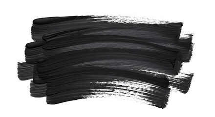 Bold black brush stroke texture on white background