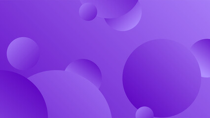 ABSTRACT BACKGROUND WITH CIRCLE GEOMETRIC SHAPES GRADIENT PURPLE COLOR DESIGN VECTOR TEMPLATE GOOD FOR MODERN WEBSITE, WALLPAPER, COVER DESIGN