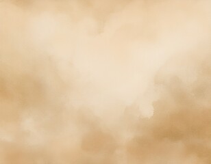 Obraz premium vintage beige watercolor paper texture with aged stains and soft cloudy gradients for antique style design branding stationery web banner or art print background