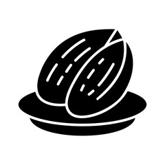 Date fruit on a plate