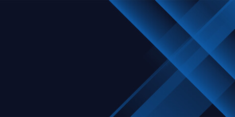 Obraz premium Blue black abstract background geometry shine and layer element vector for presentation design. Suit for business, corporate, institution, party, festive, seminar, and talks
