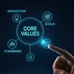 Fototapeta premium Digital screen displaying 