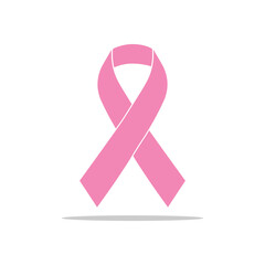 Breast cancer awareness pink ribbon