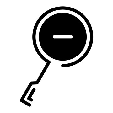 Fototapeta Zoom Out  Icon Element For Design