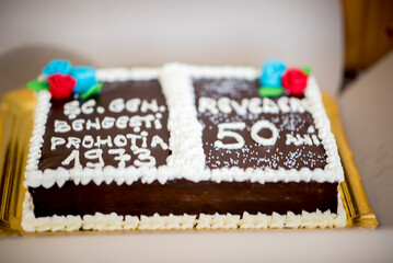 cake with chocolate