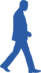 Design of walking man draw