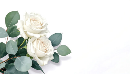 A white rose bouquet