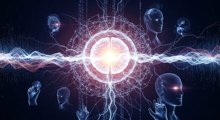 Abstract Minds Interconnected.