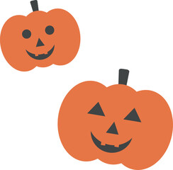 ハロウィンのカボチャのイラスト