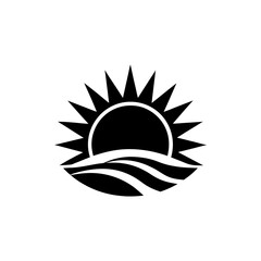 sun logo design