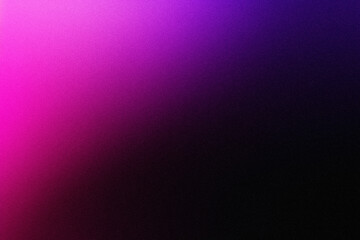 Grainy blurred dark background with pink, purple and violet light in the top left corner, futuristic gradient texture