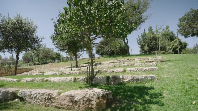 Jerusalem city Saker Park visuals during day