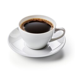 Obraz premium Americano coffee cup saucer drink mug.