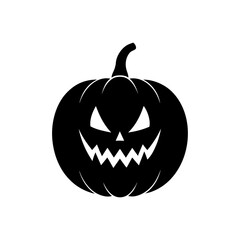 halloween pumpkin isolated on white