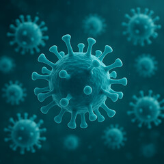  illustration of a virus