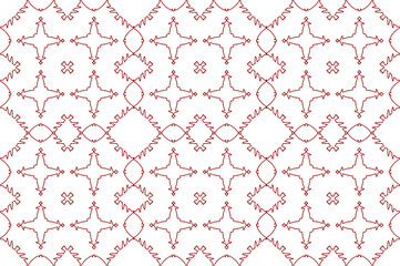 Vintage pink floral and heart vector seamless pattern for textile fabric, wallpaper, or paper decoration illustration design