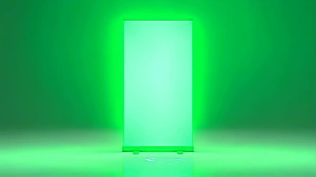 Using Green Screen Pull-up Banner Stand for Video Editing and Special Effects