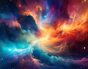 nebula dreams abstract background