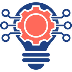 Transformation Strategy glyph color icon