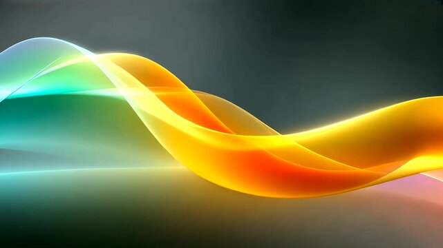 Vibrant Colorful Light Waves Abstract Background Design