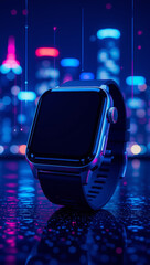 A smartwatch is a high-tech innovation designed to monitor health and display the time.