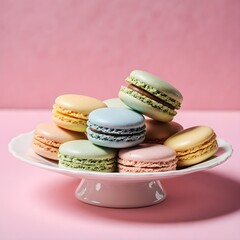 colorful macaroons