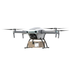 Delivery Drone with Parcel – E-commerce, Autonomous Shipping, Future Logistics