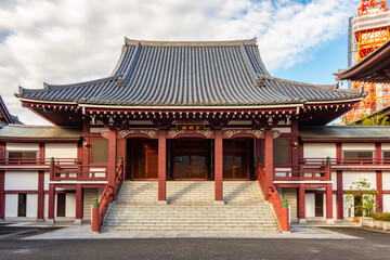 Zojo-ji temple in Minato district of Tokyo, Japan