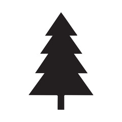 Obraz premium nice lingle flat vector icon mountain frost tree on white background design