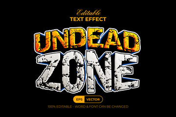 Halloween Sticker Editable Text Effect.