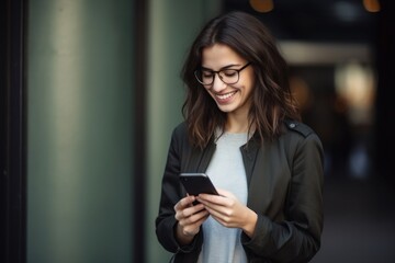 Glasses adult smile woman.
