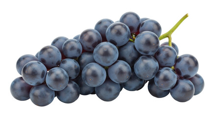 Isolated bunch of ripe grapes, a healthy snack, a refreshing source of hydration and energy