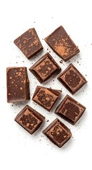 Delicious Dark Chocolate Pieces.