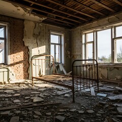 Abandoned Room Interior Decay.