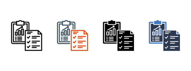 Business Plan multiple icon style vector illustration