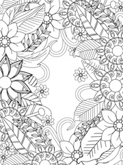 Summer Flowers Coloring Pages