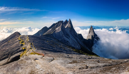 South Peak 3 921M Of Mount Kinabalu Sabah Malaysia Mount Kinabalu Or Gunung Kinabalu Is The 20Th Most Prominent Mountain In The World By Topographic Prominence