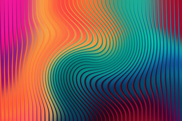 Swirling colorful lines create a dynamic and visually engaging background