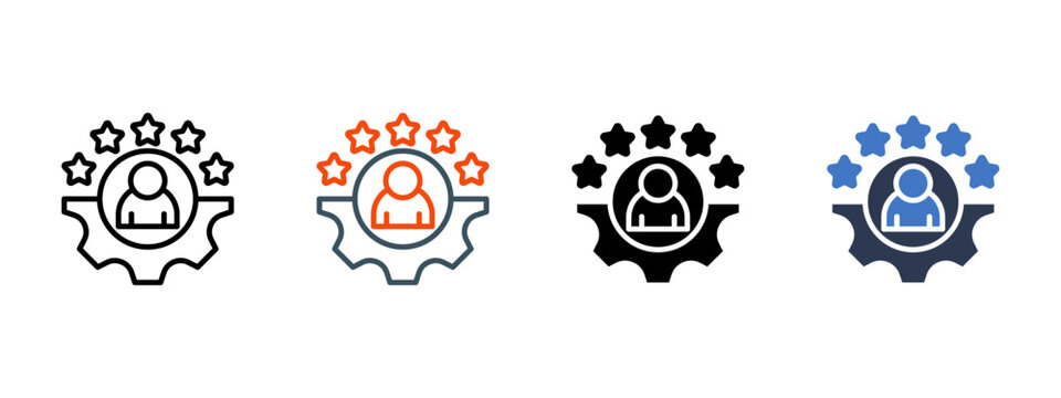 Award Badge multiple icon style vector illustration